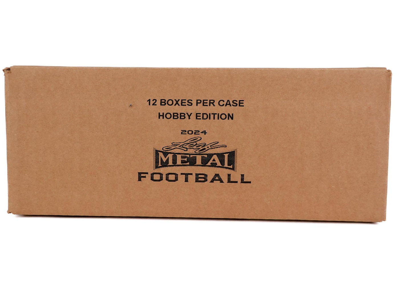2024 Leaf Metal Football Hobby 12-Box Case