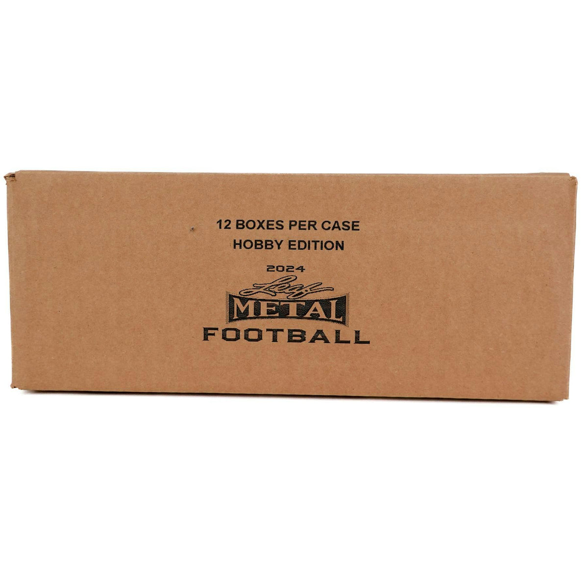 2024 Leaf Metal Football Hobby 12-Box Case