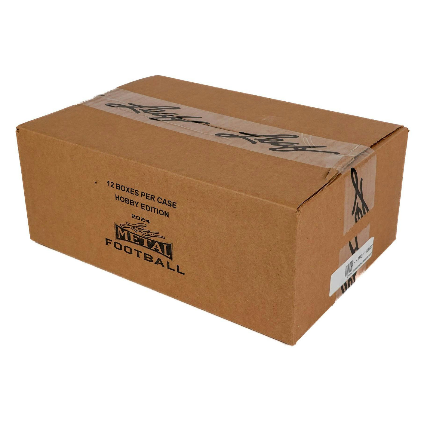 2024 Leaf Metal Football Hobby 12-Box Case