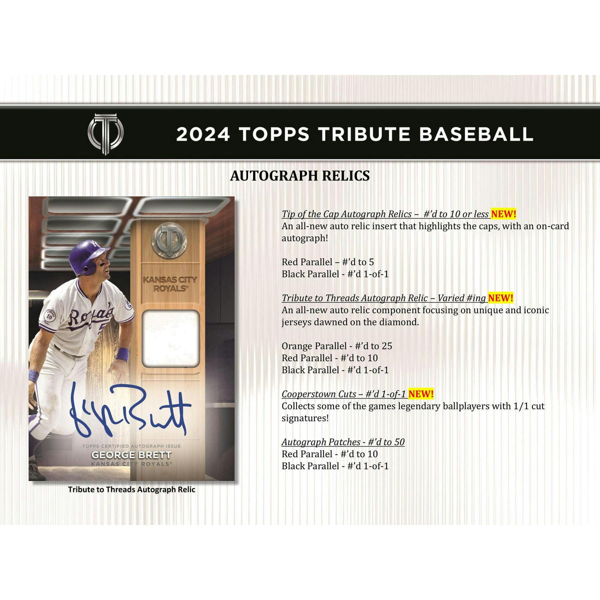 2024 Topps Tribute Baseball Hobby Box