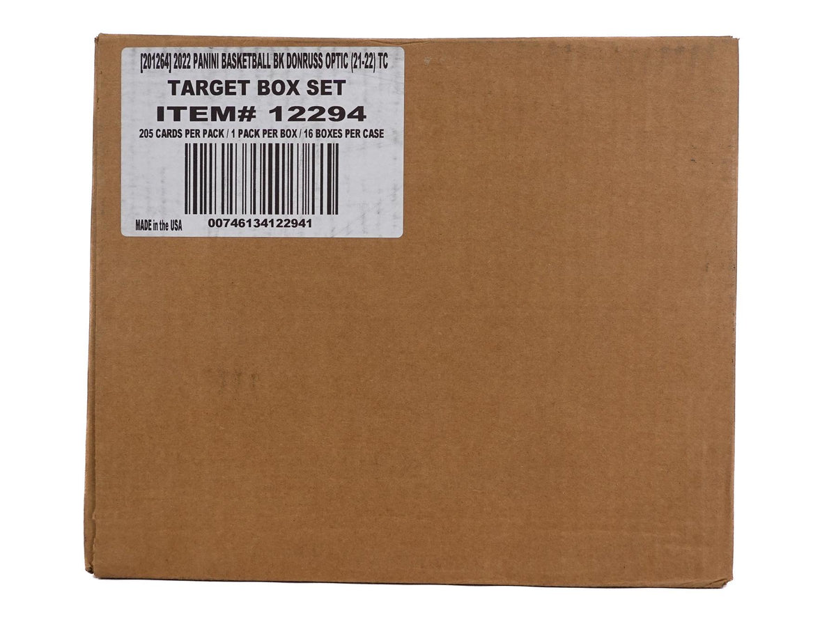 2021/22 Panini Donruss Optic Basketball Factory Set (Box) (Target) Case (16 Ct.)