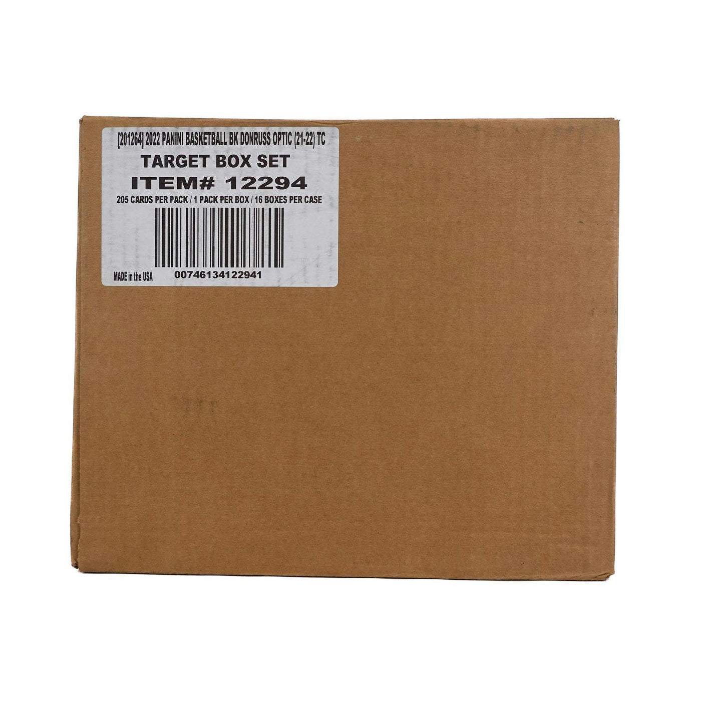 2021/22 Panini Donruss Optic Basketball Factory Set (Box) (Target) Case (16 Ct.)