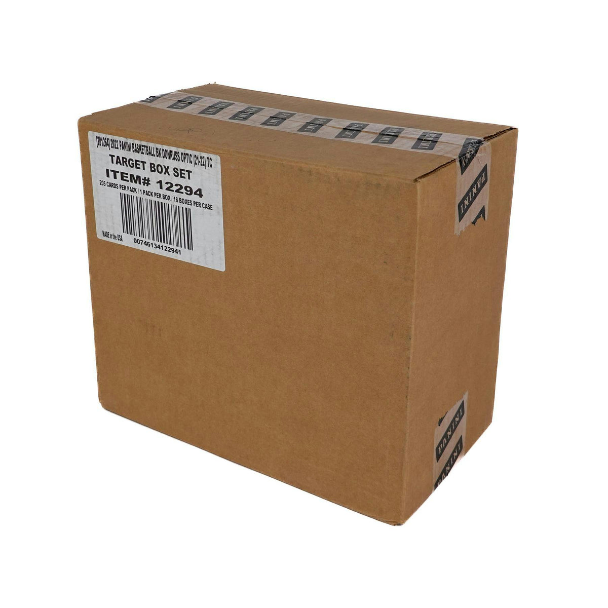 2021/22 Panini Donruss Optic Basketball Factory Set (Box) (Target) Case (16 Ct.)