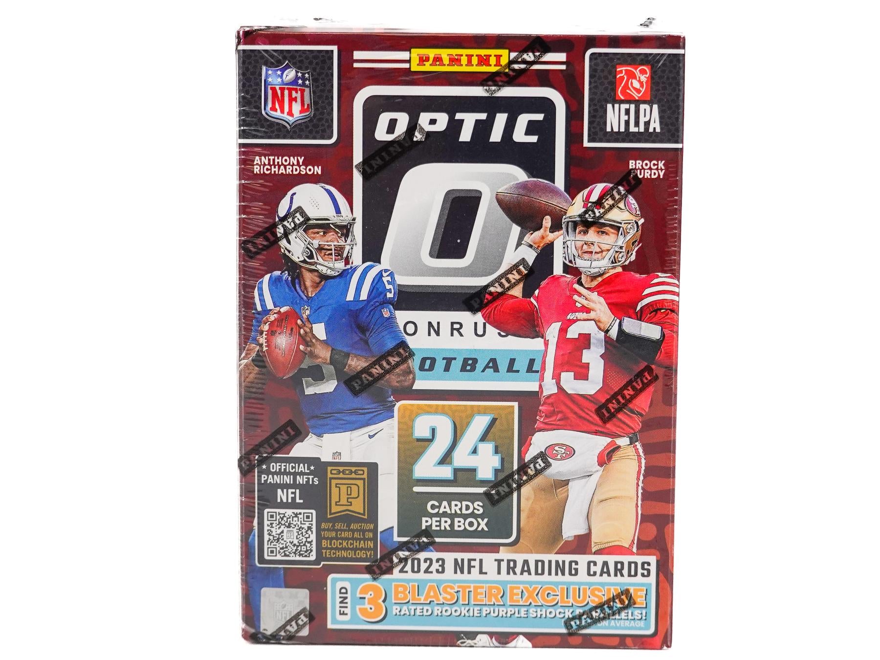 2023 Panini Donruss Optic Football Blaster Box (Purple Shock Parallels)
