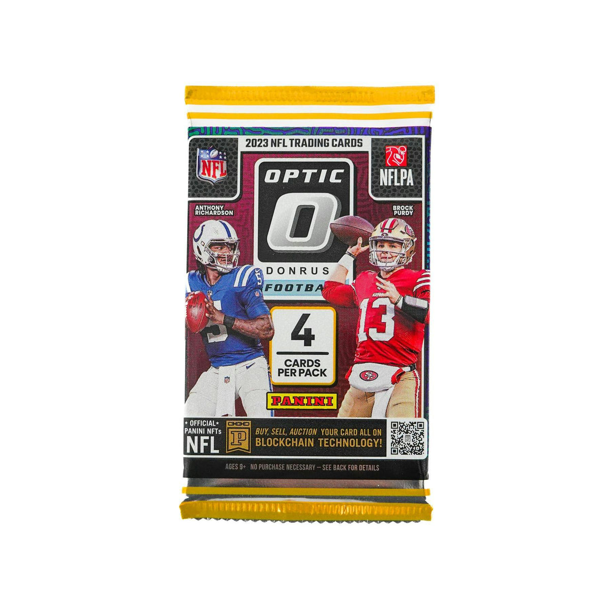 2023 Panini Donruss Optic Football Blaster Box (Purple Shock Parallels) (Reed Buy)