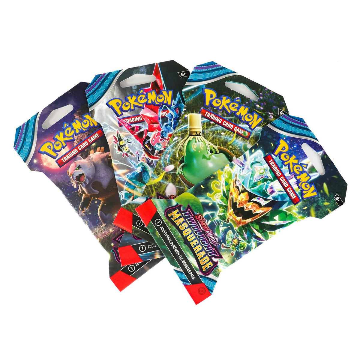 Pokemon Scarlet & Violet: Twilight Masquerade Sleeved Booster 144-Pack Case