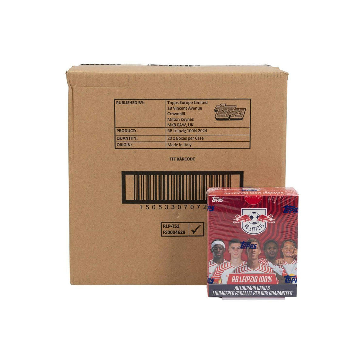 2023/24 Topps 100% RB Leipzig Soccer Hobby 20-Box Case