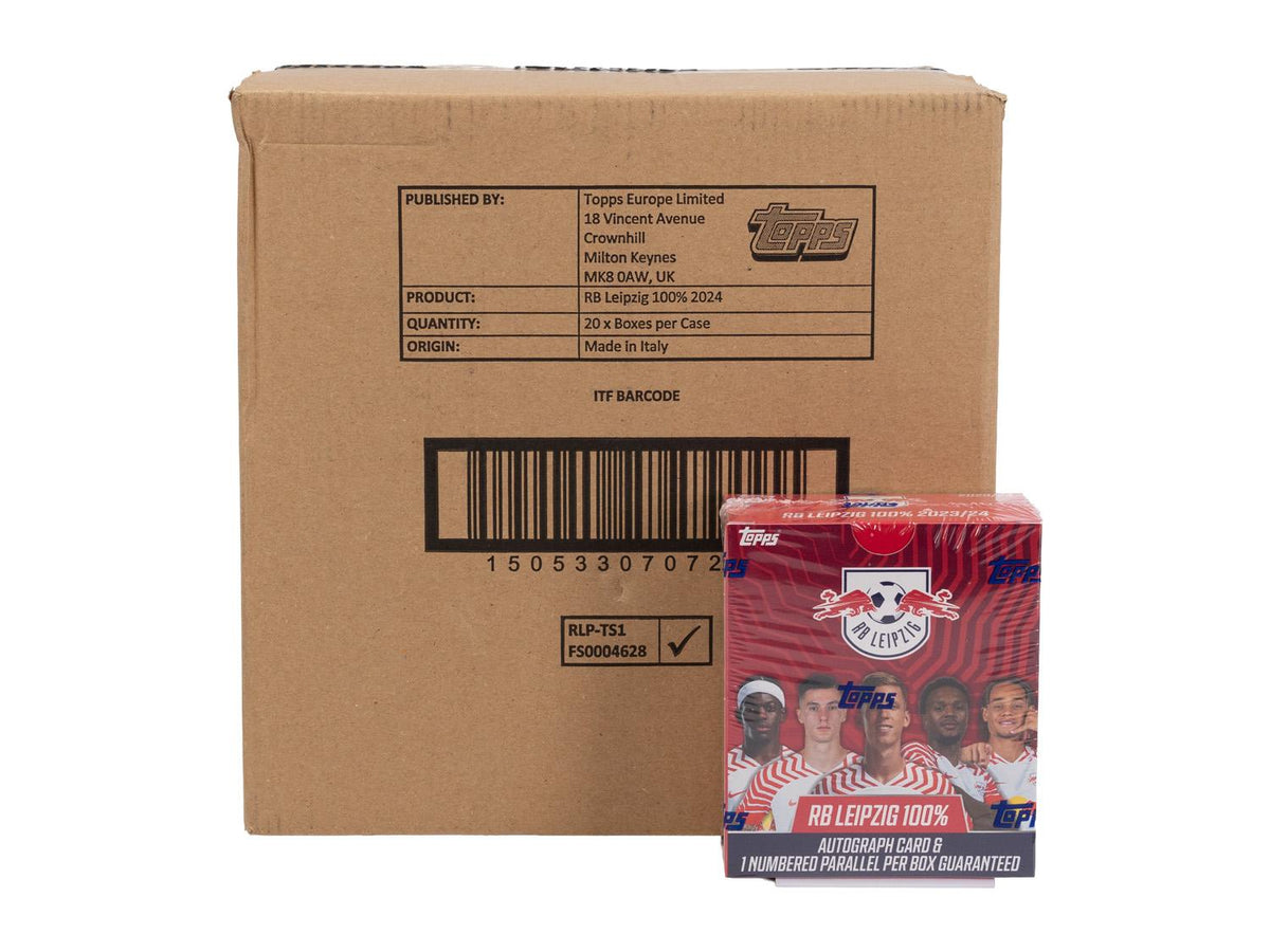 2023/24 Topps 100% RB Leipzig Soccer Hobby 20-Box Case