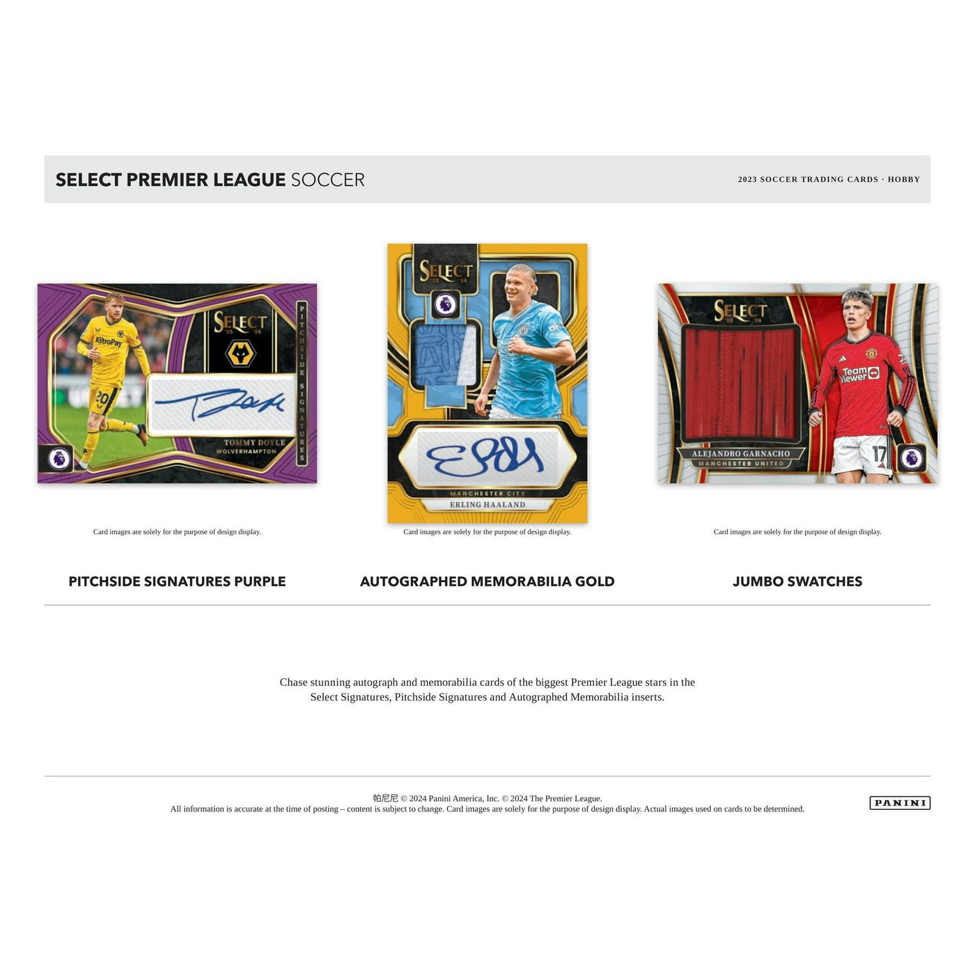 2023/24 Panini Select Premier League EPL Soccer Hobby 12-Box Case