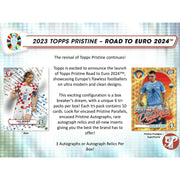 2023/24 Topps Pristine Road to Euro Soccer Hobby Inner Pack (No Encased Card)