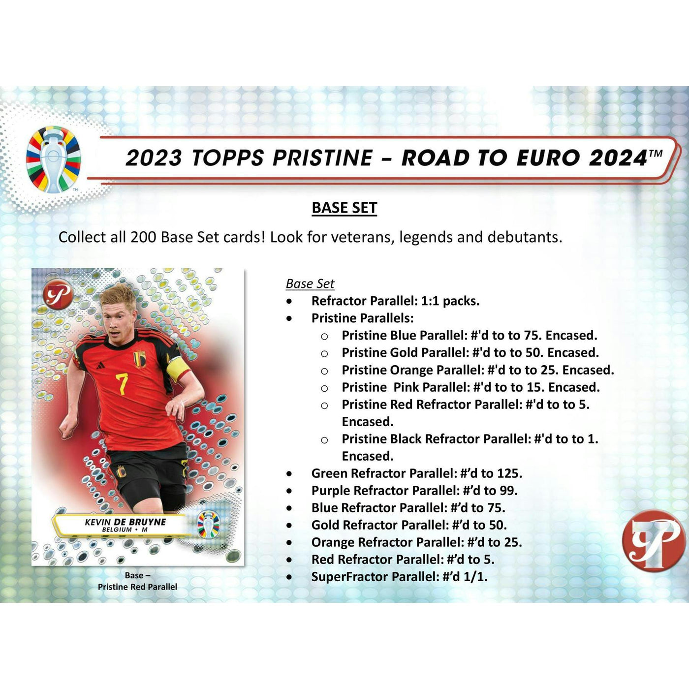 2023/24 Topps Pristine Road to Euro Soccer Hobby Inner Pack (No Encased Card)