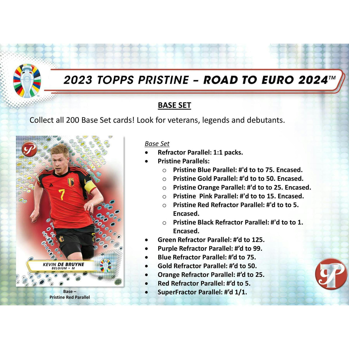 2023/24 Topps Pristine Road to Euro Soccer Hobby Inner Pack (No Encased Card)
