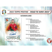 2023/24 Topps Pristine Road to Euro Soccer Hobby Inner Pack (No Encased Card)