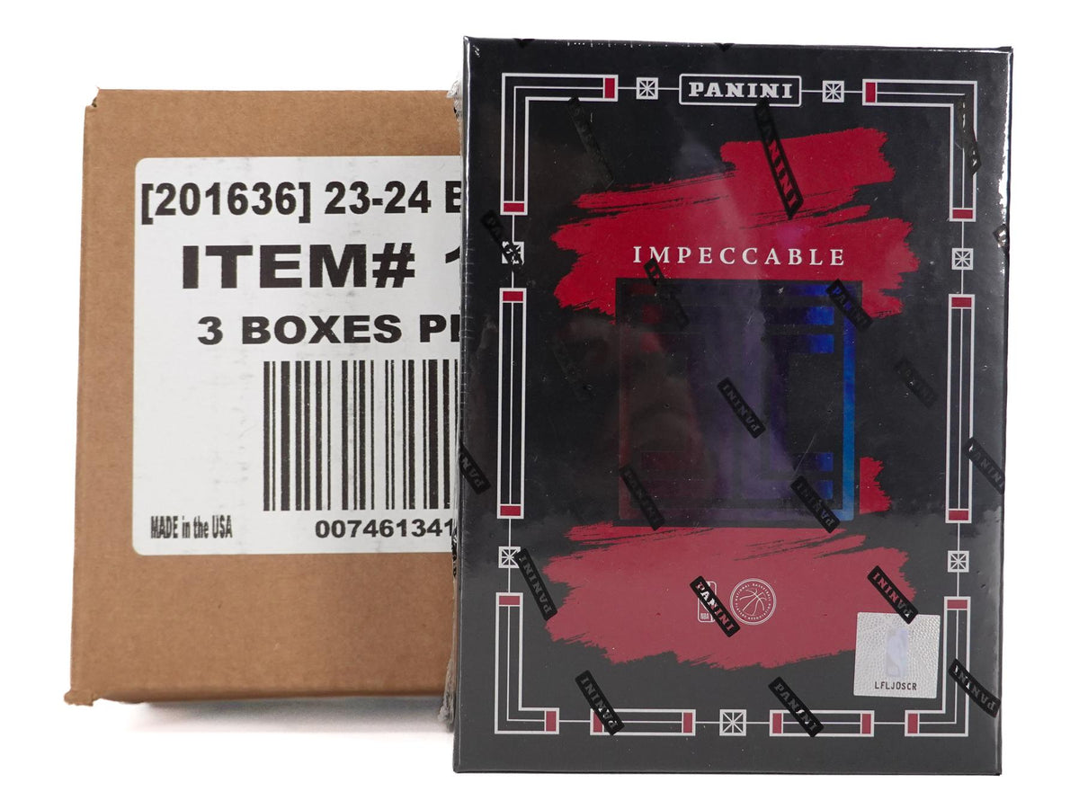 2023/24 Panini Impeccable Basketball Hobby 3-Box Case