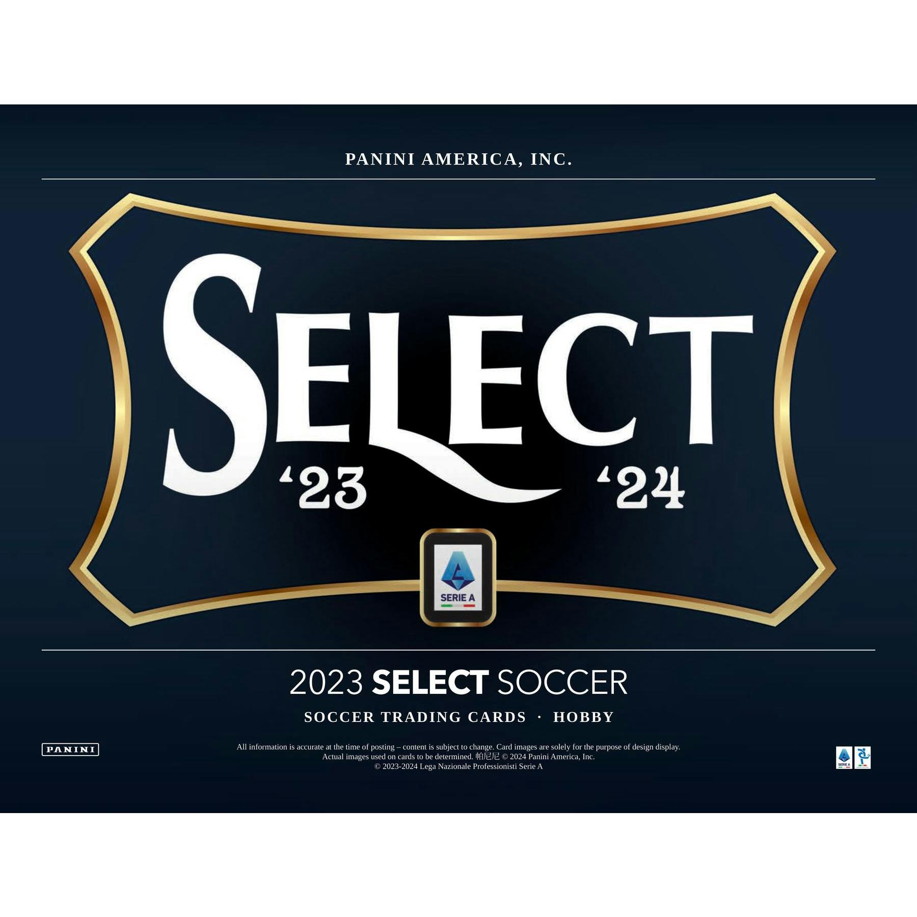 2023/24 Panini Select Serie A Soccer Hobby 12-Box Case