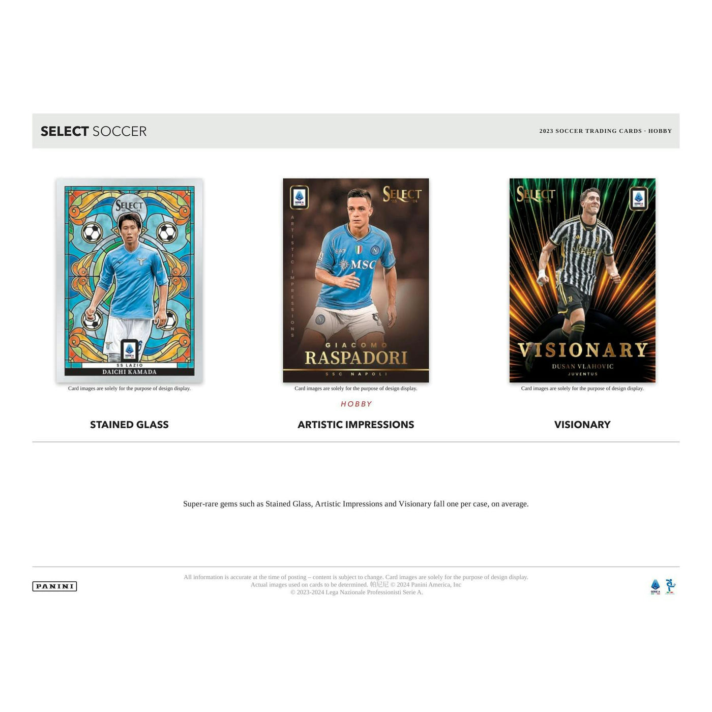 2023/24 Panini Select Serie A Soccer Hobby 12-Box Case
