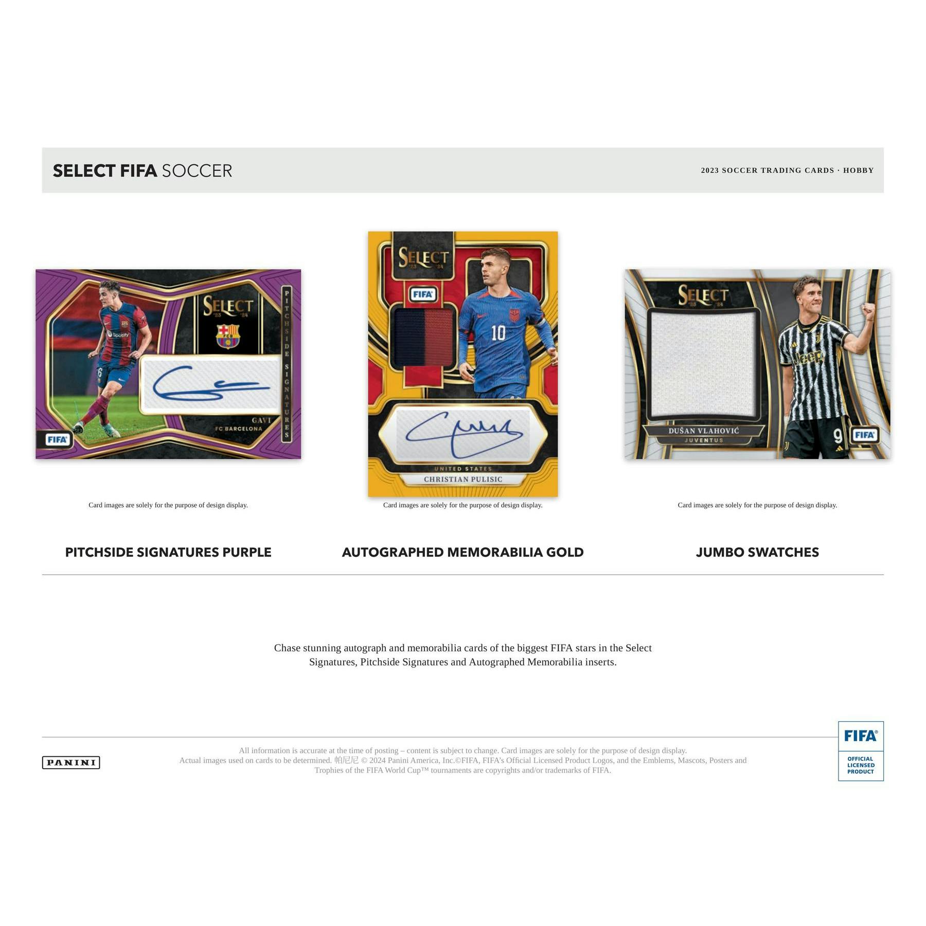 2023/24 Panini Select FIFA Soccer Hobby Box