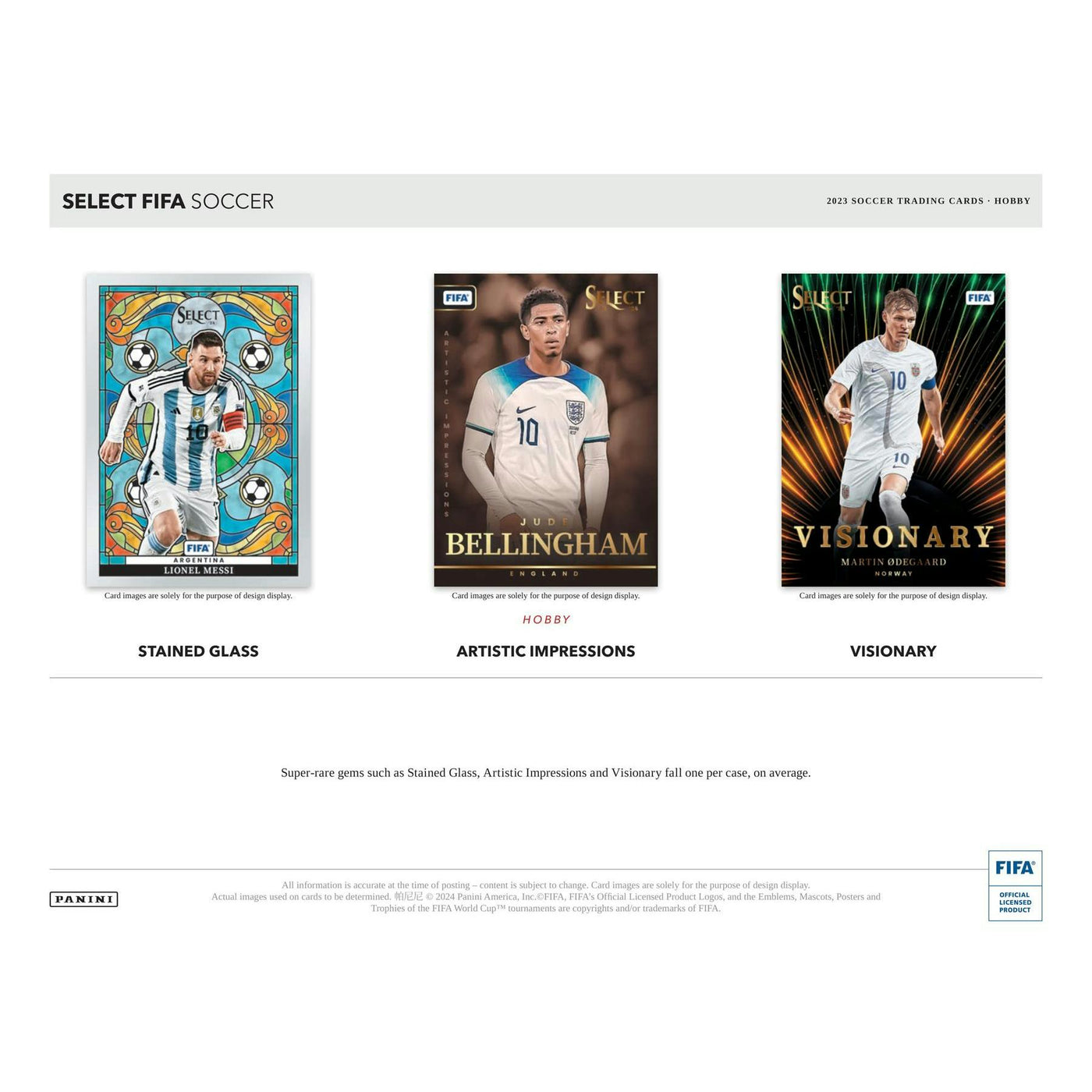 2023/24 Panini Select FIFA Soccer Hobby 12-Box Case