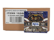 2023/24 Panini Select FIFA Soccer Hobby 12-Box Case