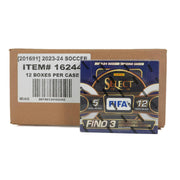 2023/24 Panini Select FIFA Soccer Hobby 12-Box Case