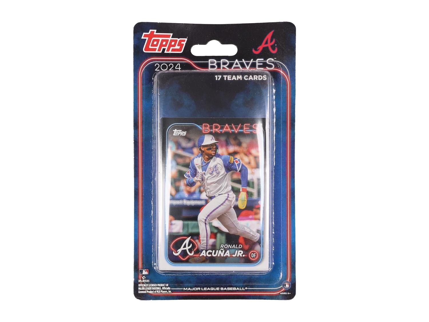 2024 Topps Baseball Atlanta Braves Team Set