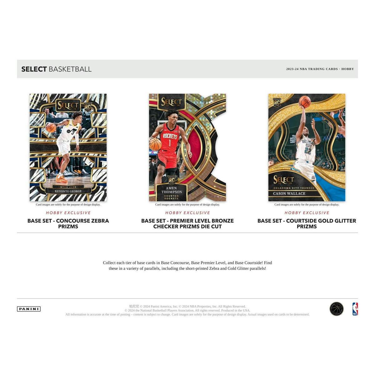 2023/24 Panini Select Basketball Hobby Box (Slightly Damaged)