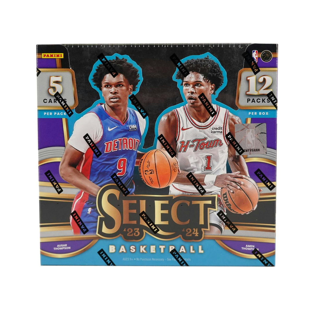 2023/24 Panini Select Basketball Hobby 12-Box Case