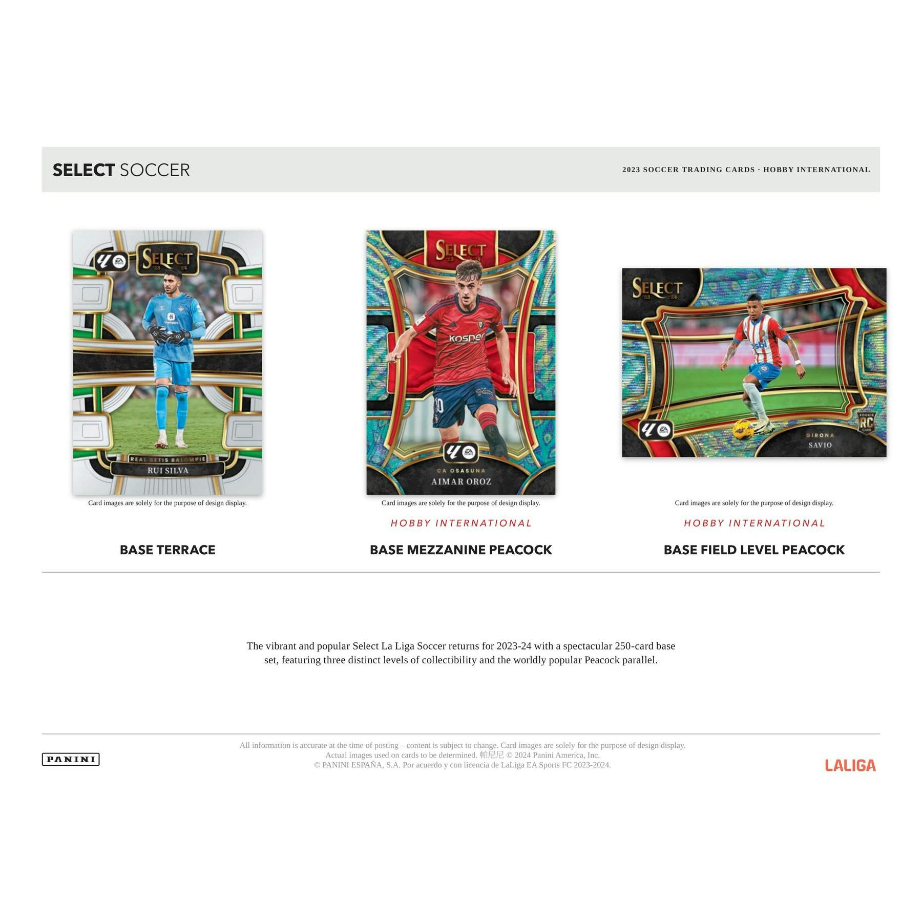 2023/24 Panini Select La Liga Soccer International Hobby Box
