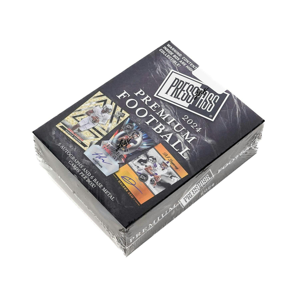 2024 Leaf Press Pass Premium Football Hobby Box