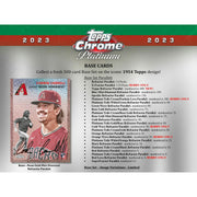 2023 Topps Chrome Platinum Anniversary Baseball Hobby 12-Box Case