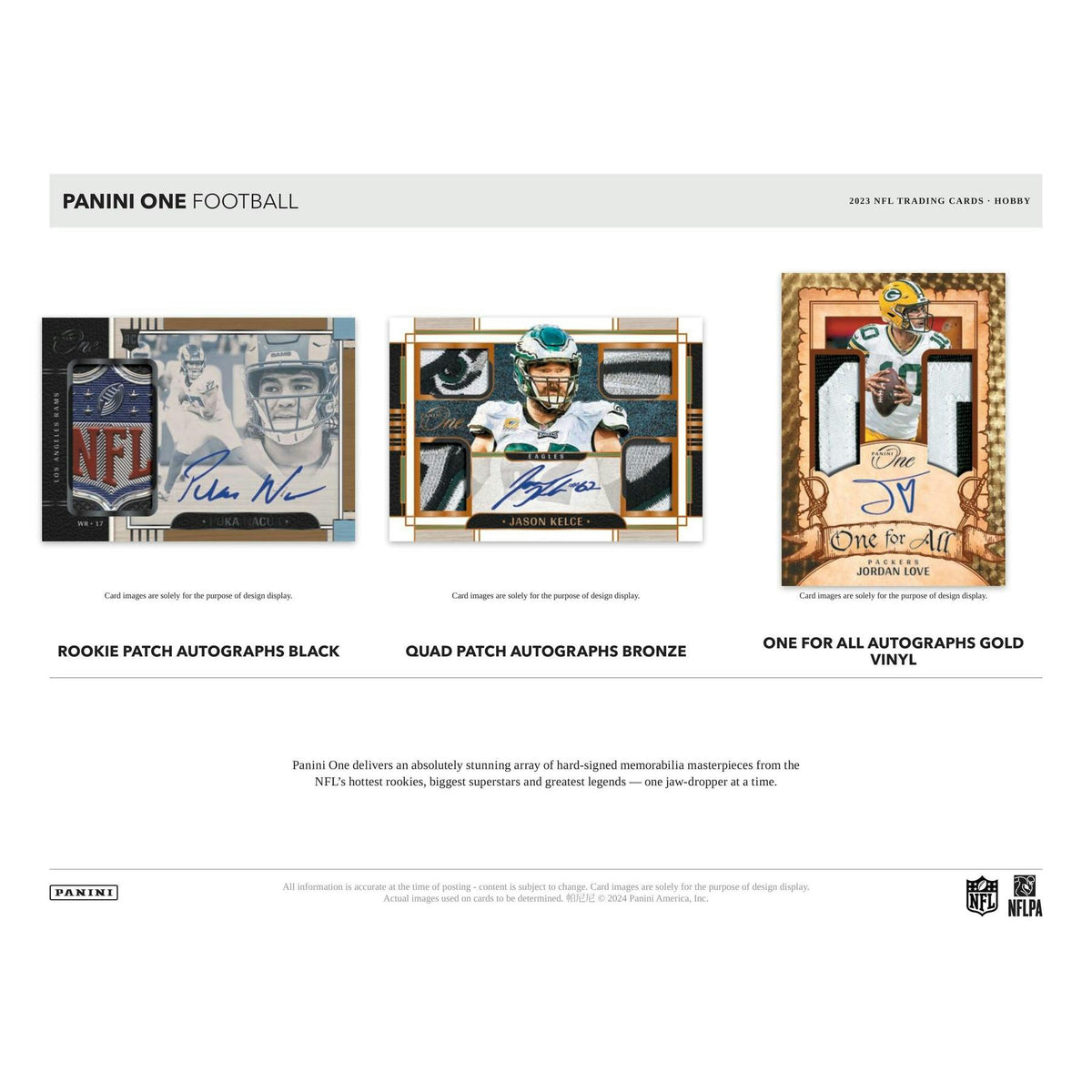 2023 Panini One Football Hobby 20-Box Case