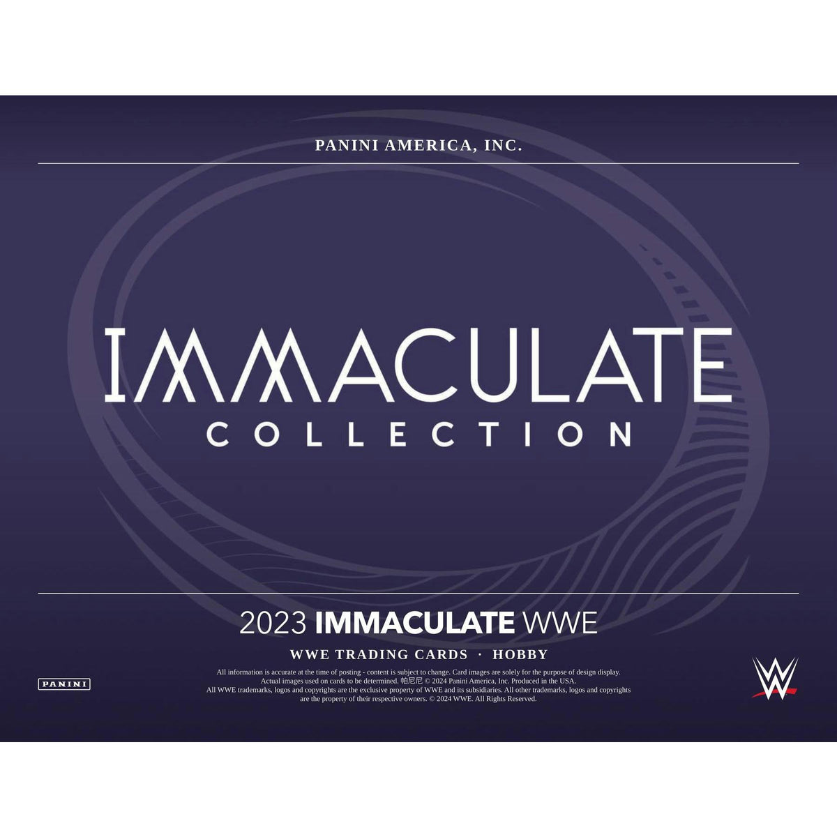 2023 Panini Immaculate WWE Wrestling Hobby 5-Box Case