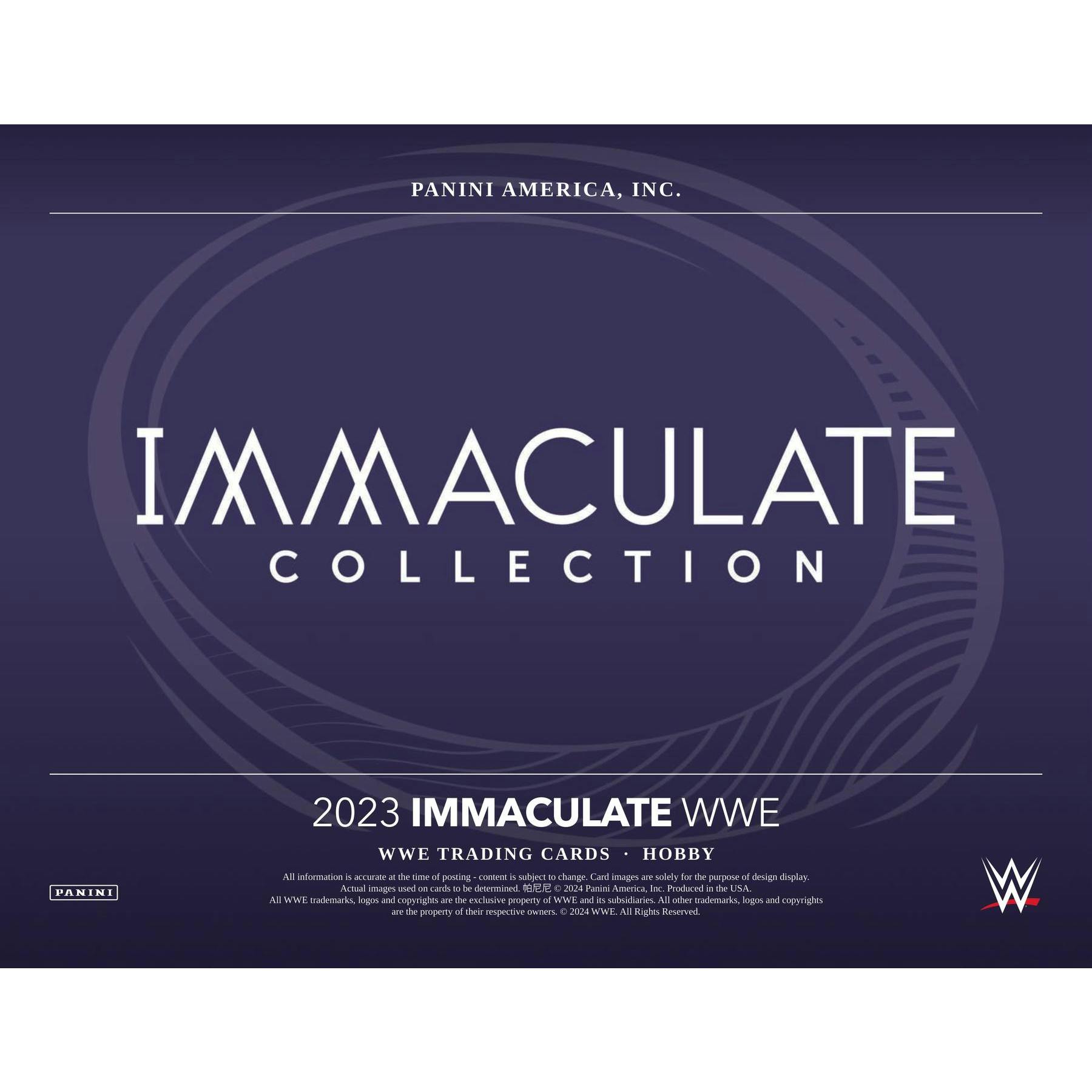 2023 Panini Immaculate WWE Wrestling Hobby Box