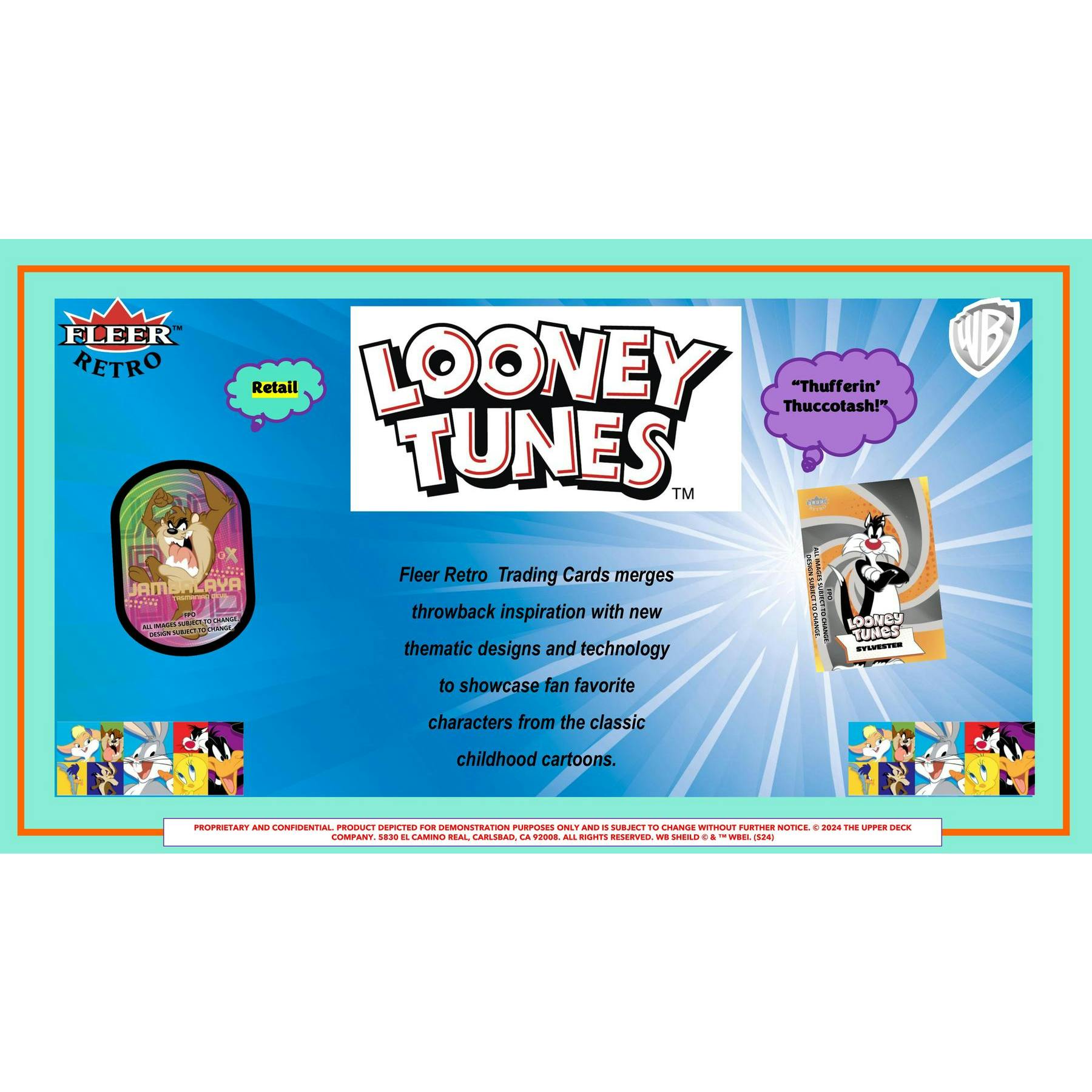 2024 Upper Deck Fleer Retro Looney Tunes Blaster 20-Box Case