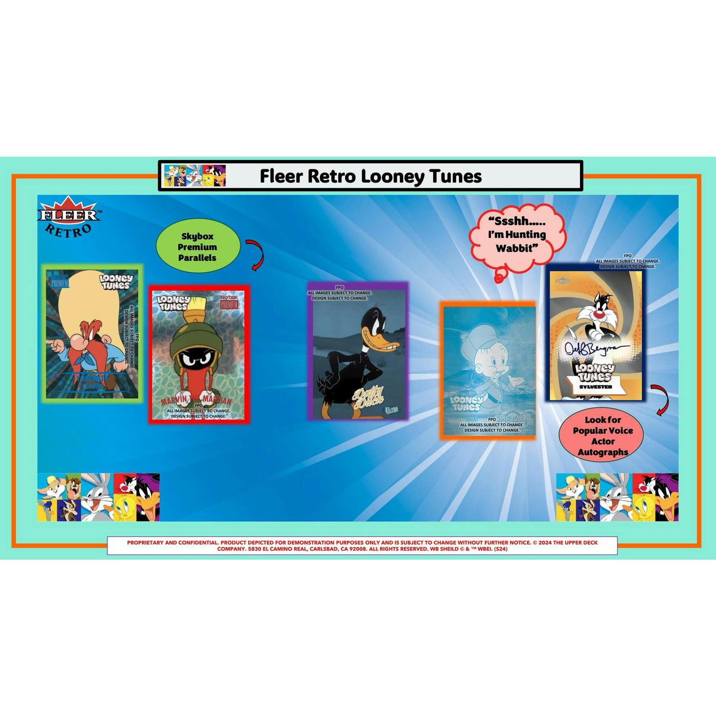 2024 Upper Deck Fleer Retro Looney Tunes Blaster 20-Box Case