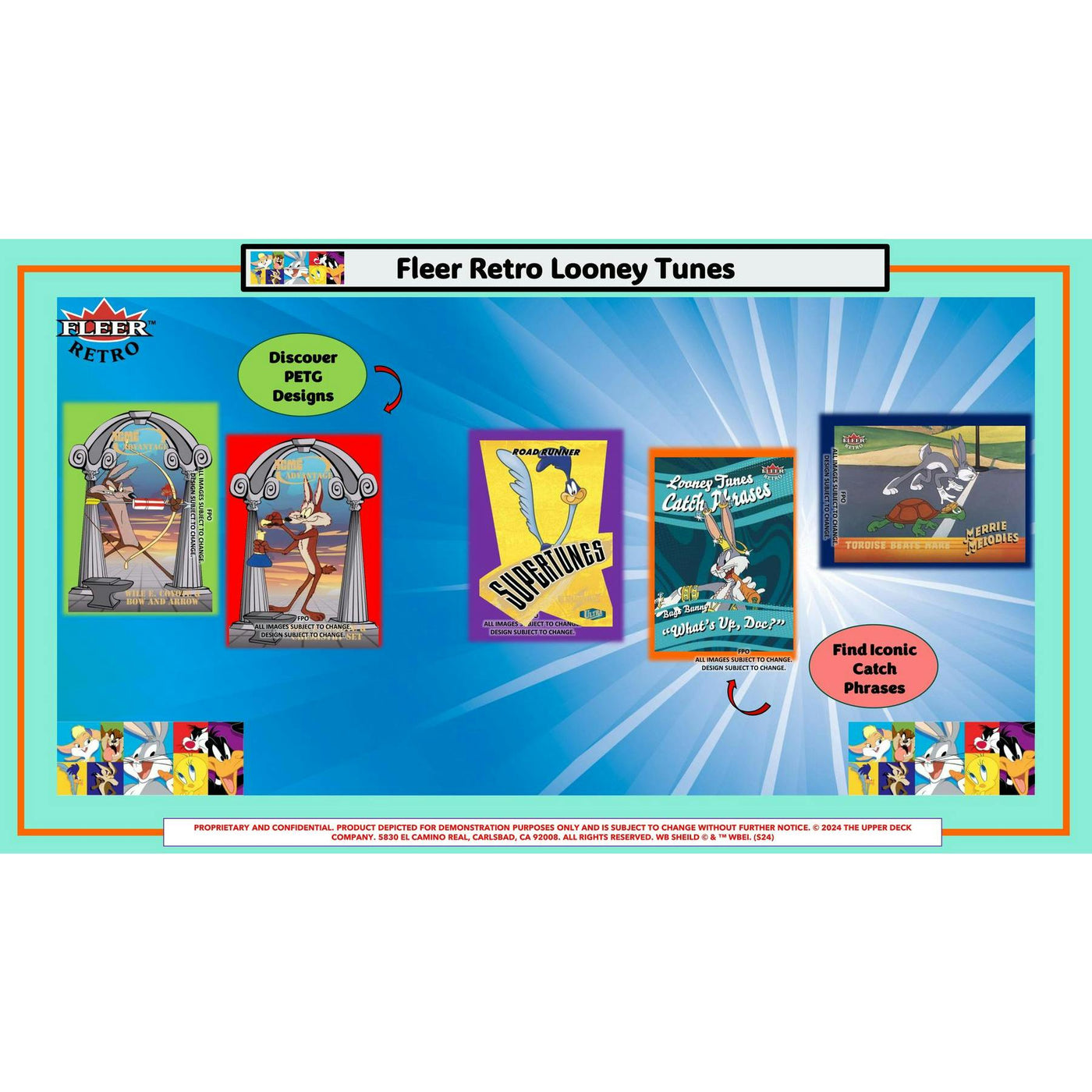2024 Upper Deck Fleer Retro Looney Tunes Blaster 20-Box Case