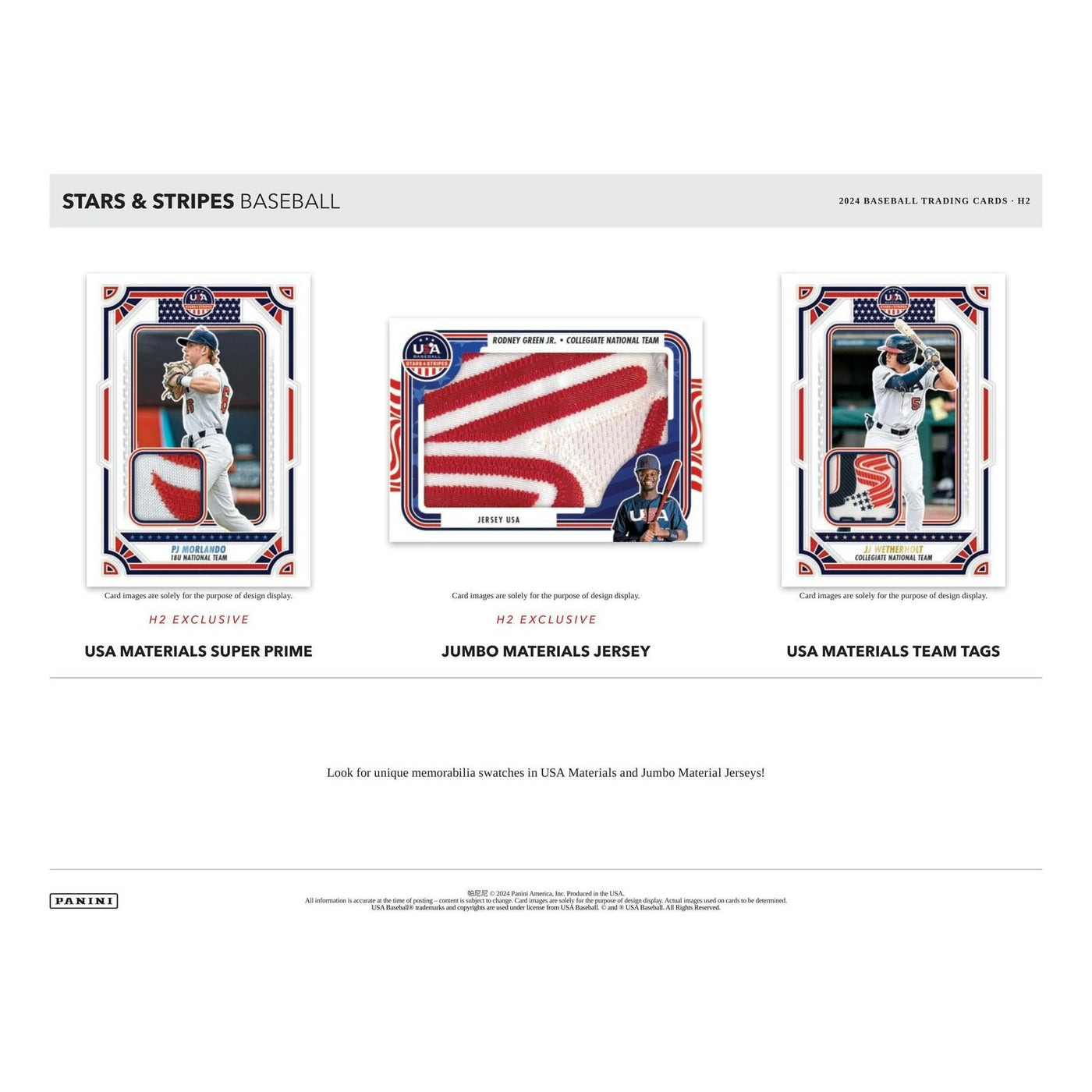 2024 Panini USA Stars & Stripes Baseball H2 Box