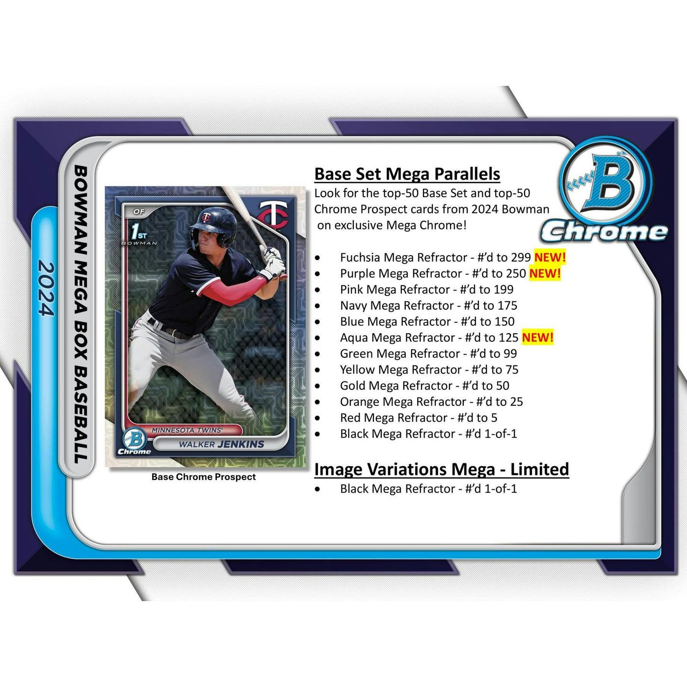 2024 Bowman Baseball Mega Box (Reed Buy)