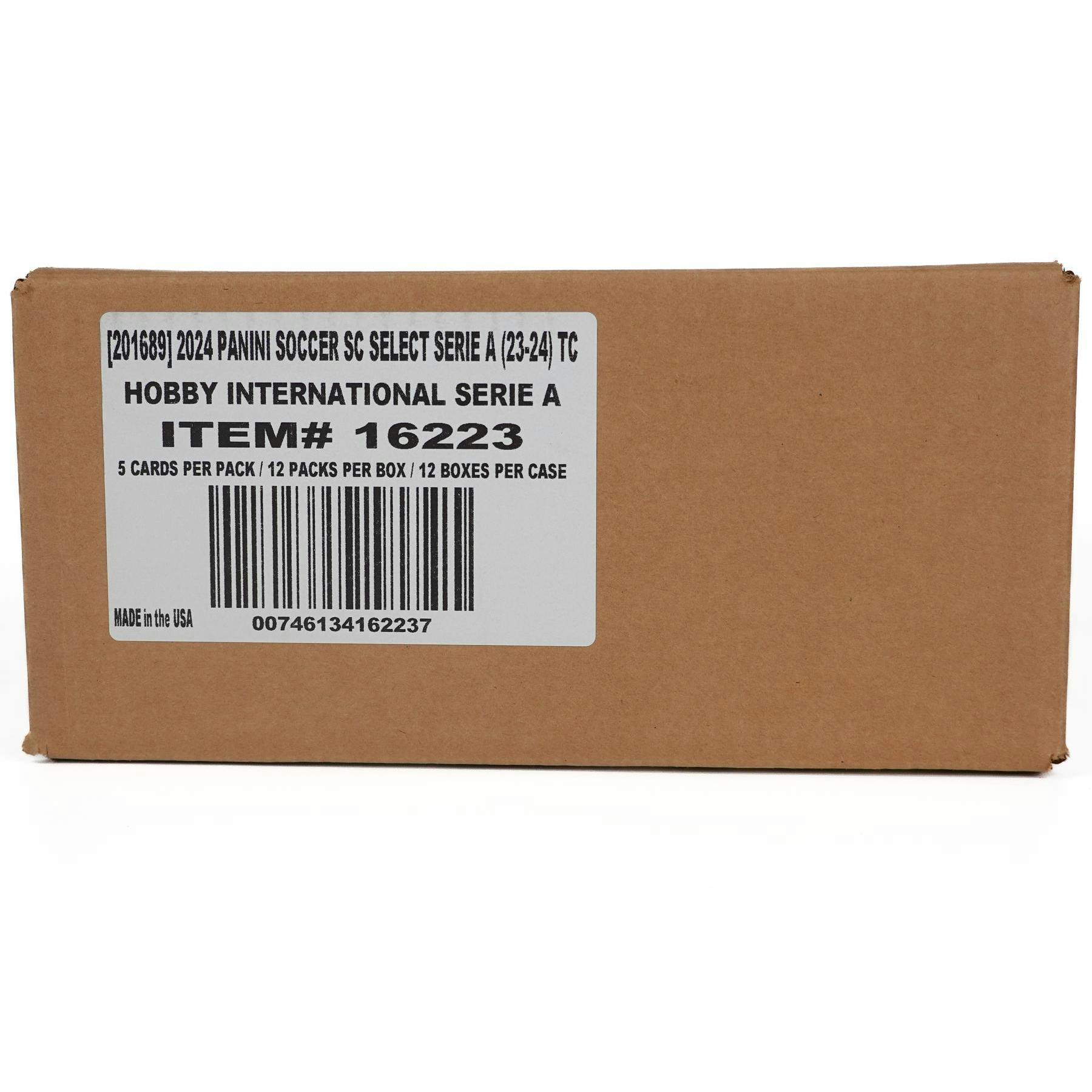 2023/24 Panini Select Serie A Soccer International Hobby 12-Box Case