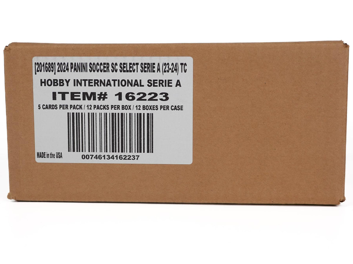 2023/24 Panini Select Serie A Soccer International Hobby 12-Box Case
