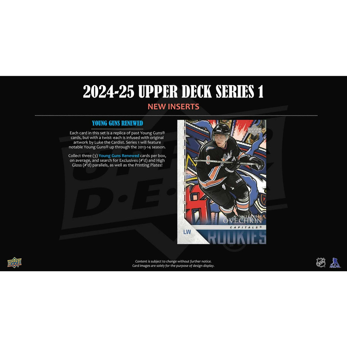 2024/25 Upper Deck Series 1 Hockey Hobby Pack