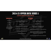 2024/25 Upper Deck Series 1 Hockey Hobby 12-Box Case