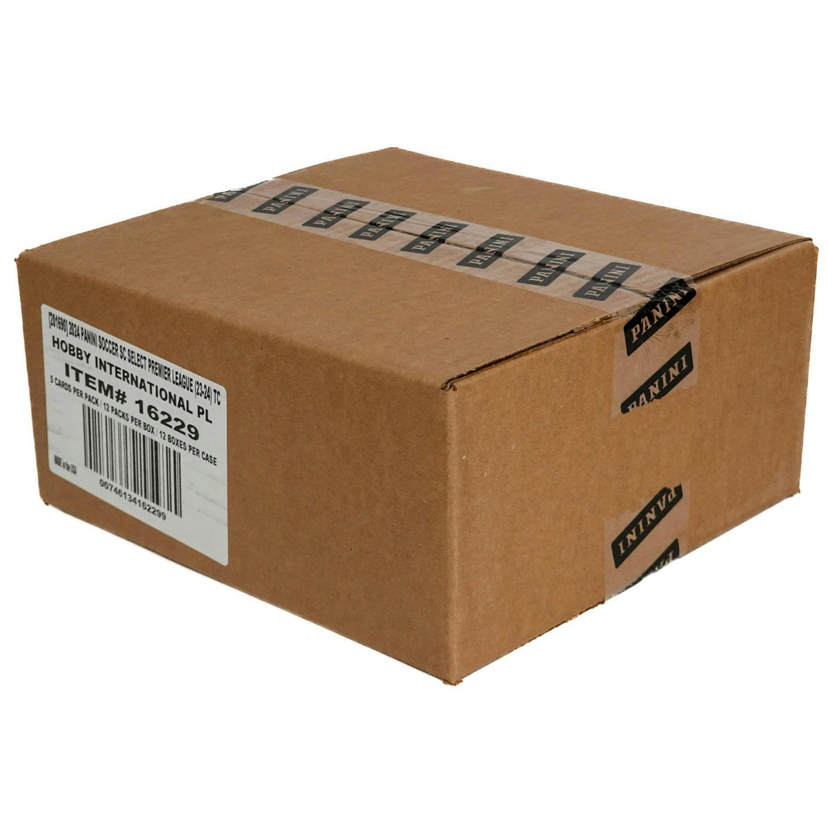 2023/24 Panini Select Premier League EPL Soccer International Hobby 12-Box Case