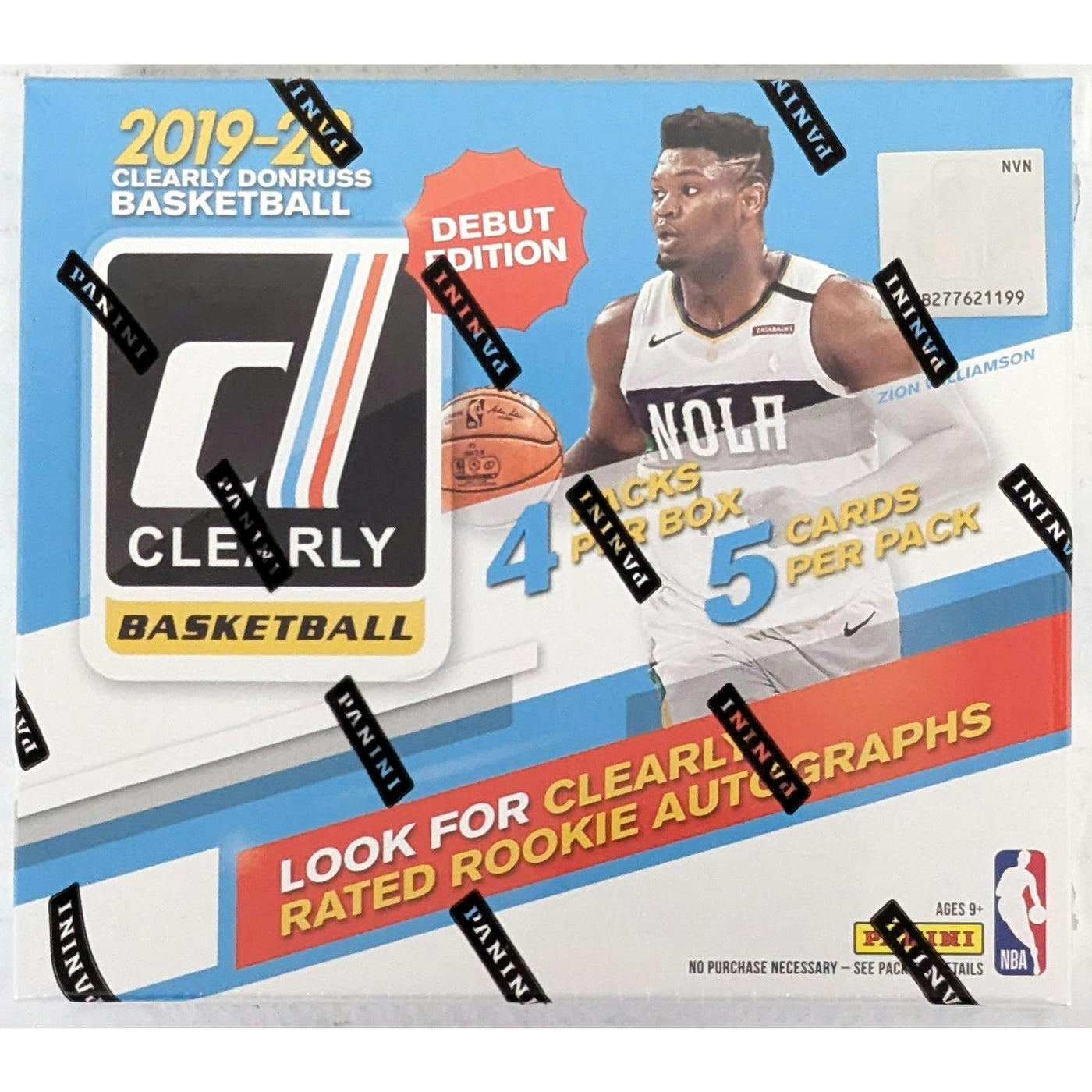 2019/20 Panini Clearly Donruss Basketball Hobby Box (Reed Buy)