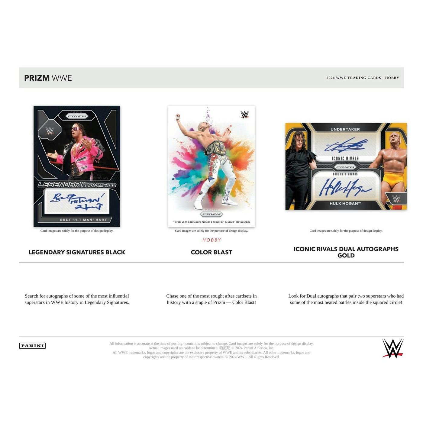 2024 Panini Prizm WWE Wrestling Hobby Box