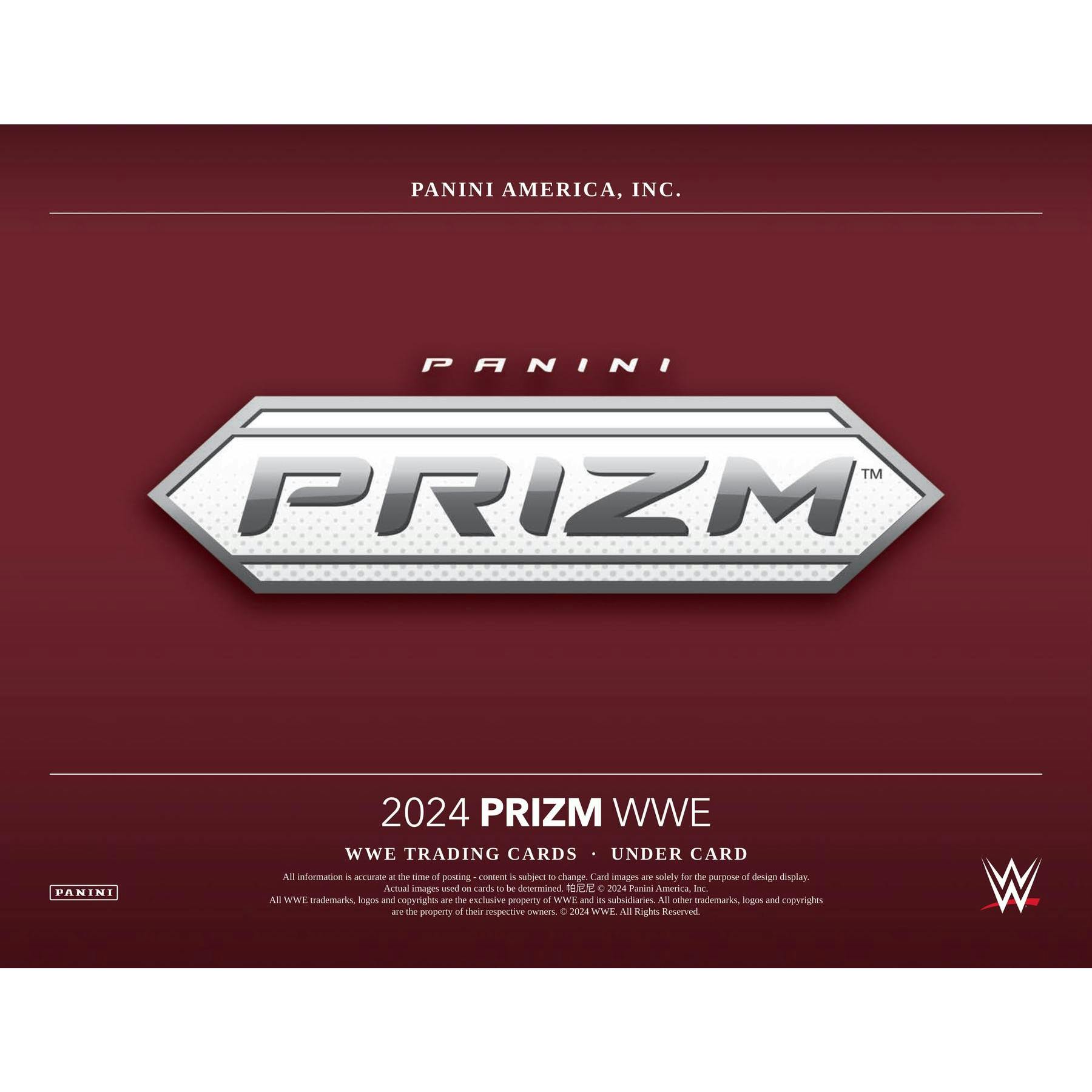 2024 Panini Prizm WWE Wrestling Under Card Box