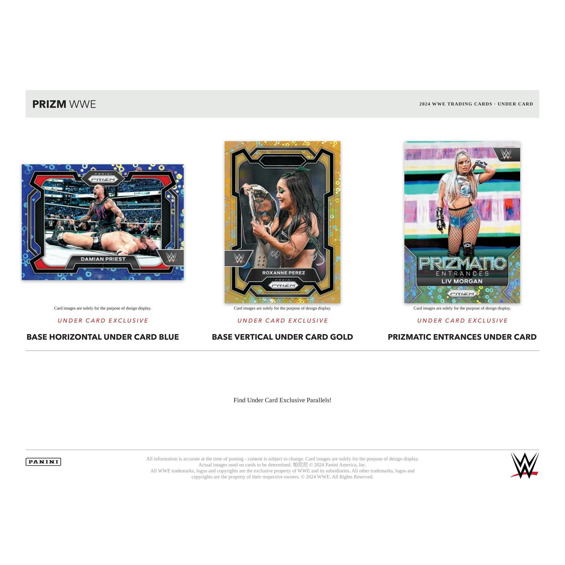 2024 Panini Prizm WWE Wrestling Under Card Box