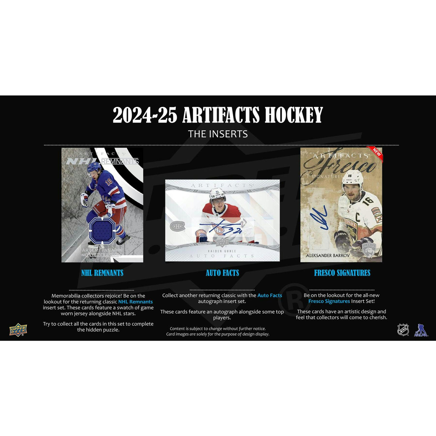 2024/25 Upper Deck Artifacts Hockey Hobby Box
