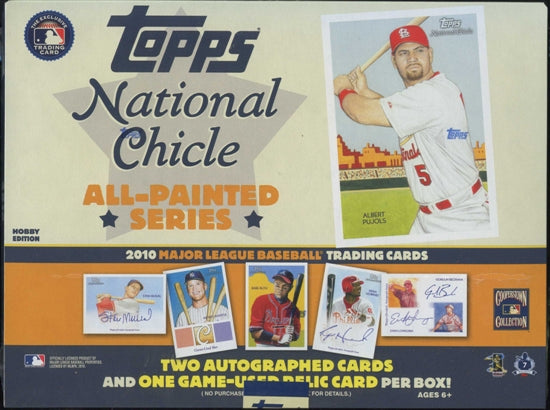 2010 Topps National Chicle Baseball Hobby Box