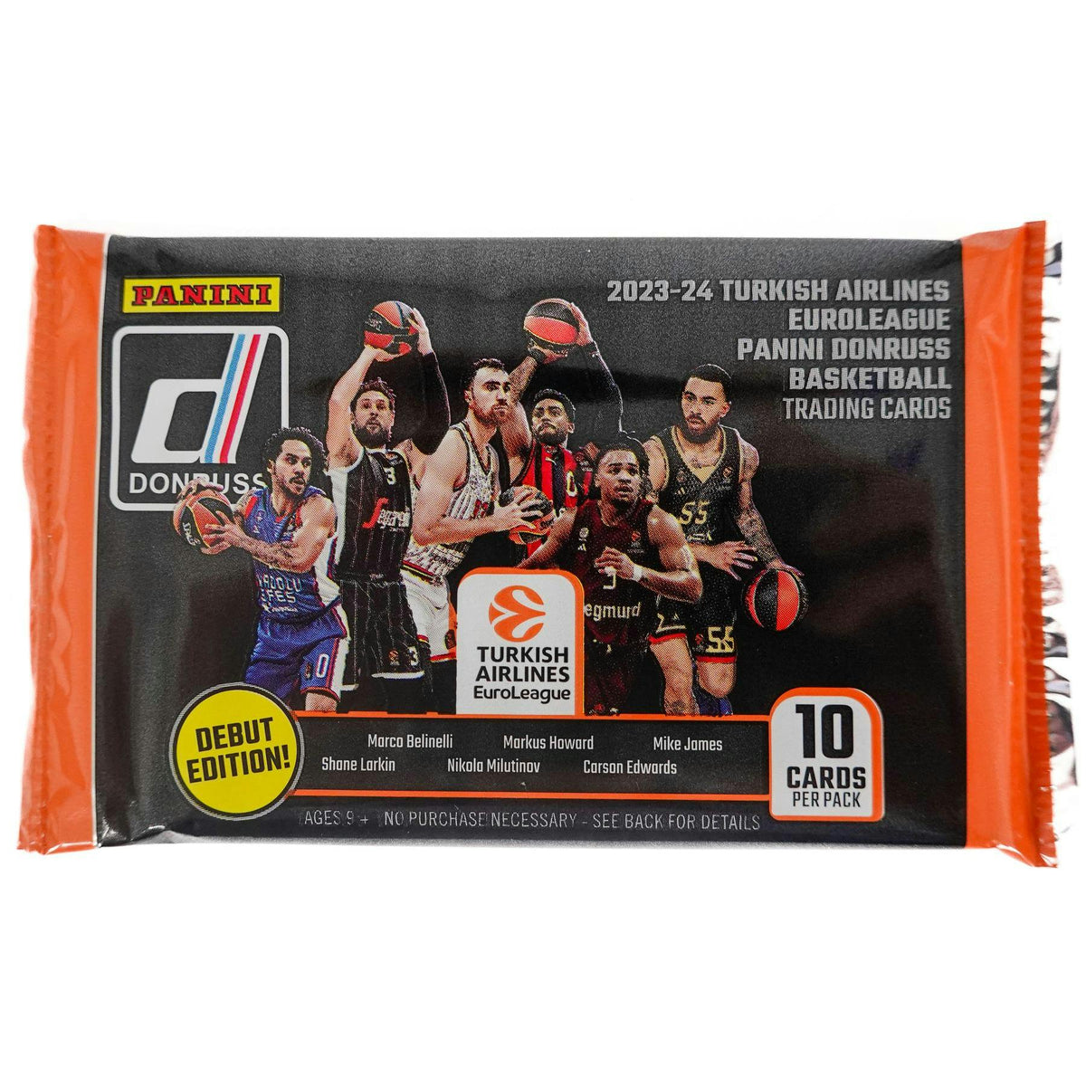 2023/24 Panini Donruss Turkish Airlines EuroLeague Basketball Hobby Pack